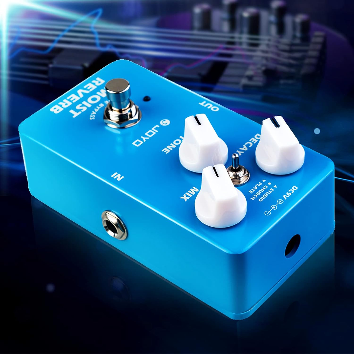 JOYO R-24 High Gain Overdrive Pedal Amplifier Simulation Guitar Pedal and JF-20 Reverb Effect Pedal Digital Guitar Pedal