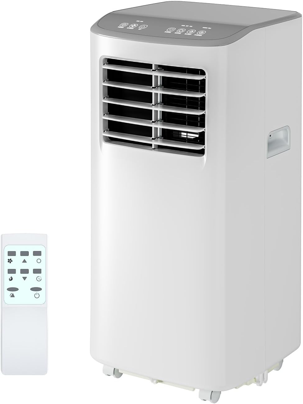 8000 btu Portable Air Conditioner 3 in-1 Cooling Fan & Dehumidifier, AC Portable Air Conditioner for Room, Standing Air Conditioner for Room with Sleep Mode, Ventless Floor Air Conditioner