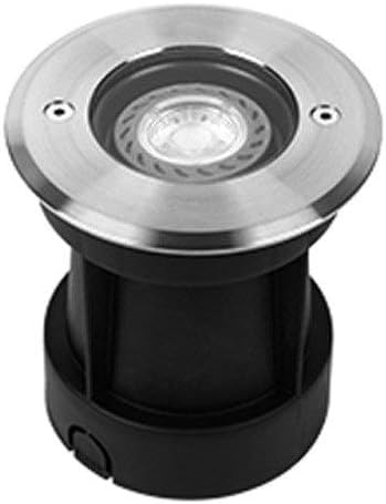 IP67 Waterproof Swimming Pool Metal GU10 Underground Lamp Outdoor Embedded Rustproof Dustproof Stainless Steel Glass Spotlight Villa Garden Lawn Steps External Buried Lighting Fittings