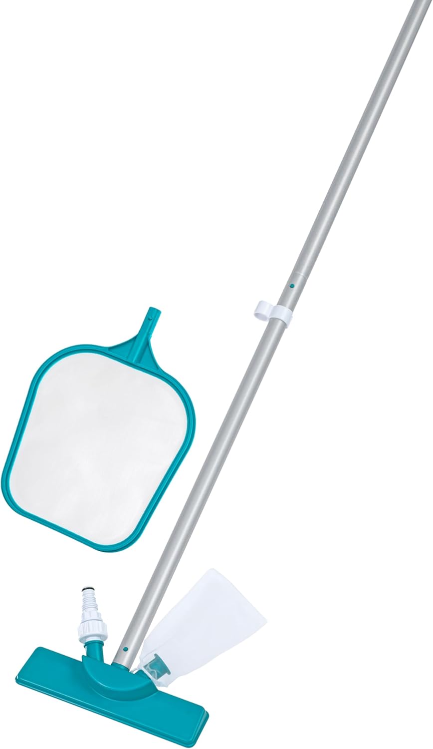 Bestway Pool Care Basic Set with Venturi Suction and Landing Net for Pool Sizes up to 396 cm