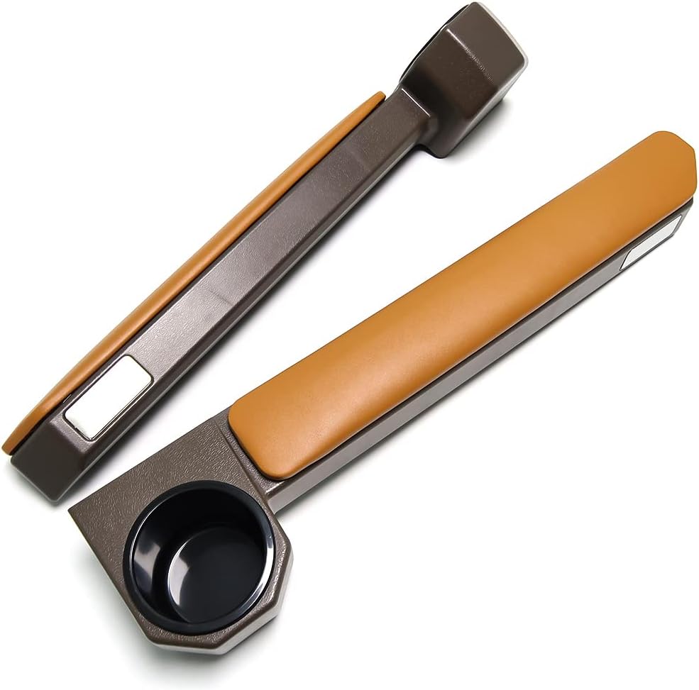 Door Armrest Cup Holder for Toyota Land Cruiser 70 Series Accessories LC76 LC79 LC70 LC71 Central Console Drink Storage Car Seat Organizer (Brown)