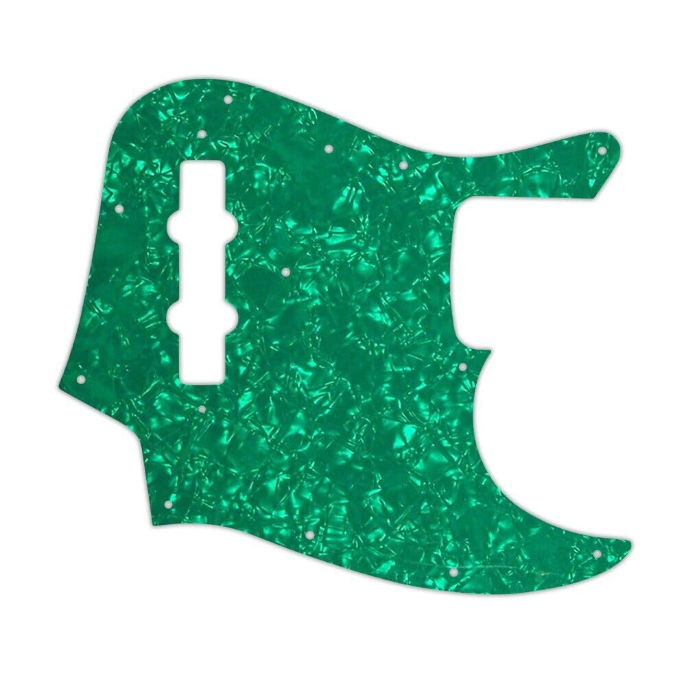 Pickguard for Vintage 1970's-1980's 20 Fret Jazz Bass, Green Pearl