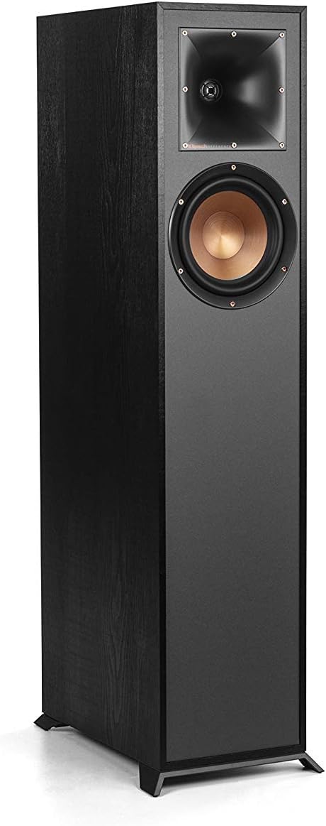 Klipsch R-610F Floorstanding Speaker, Black