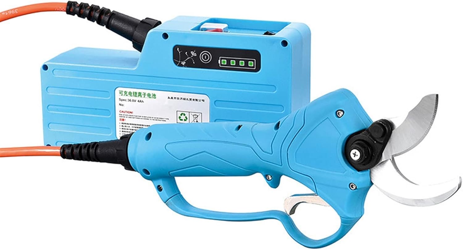 36V4Ah/144Wh Electric Pruner 4cm Lithium-ion Pruning Shear Fruit Tree Bonsai Pruning Tree Branches Cutter Landscaping SC3608