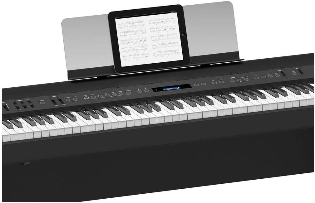 Roland FP-90 88-key Premium Portable Digital Piano with Bluetooth MIDI/Audio, Hammer-Action Keyboard with Hybrid Wood Keys and Multi-channel Speaker System