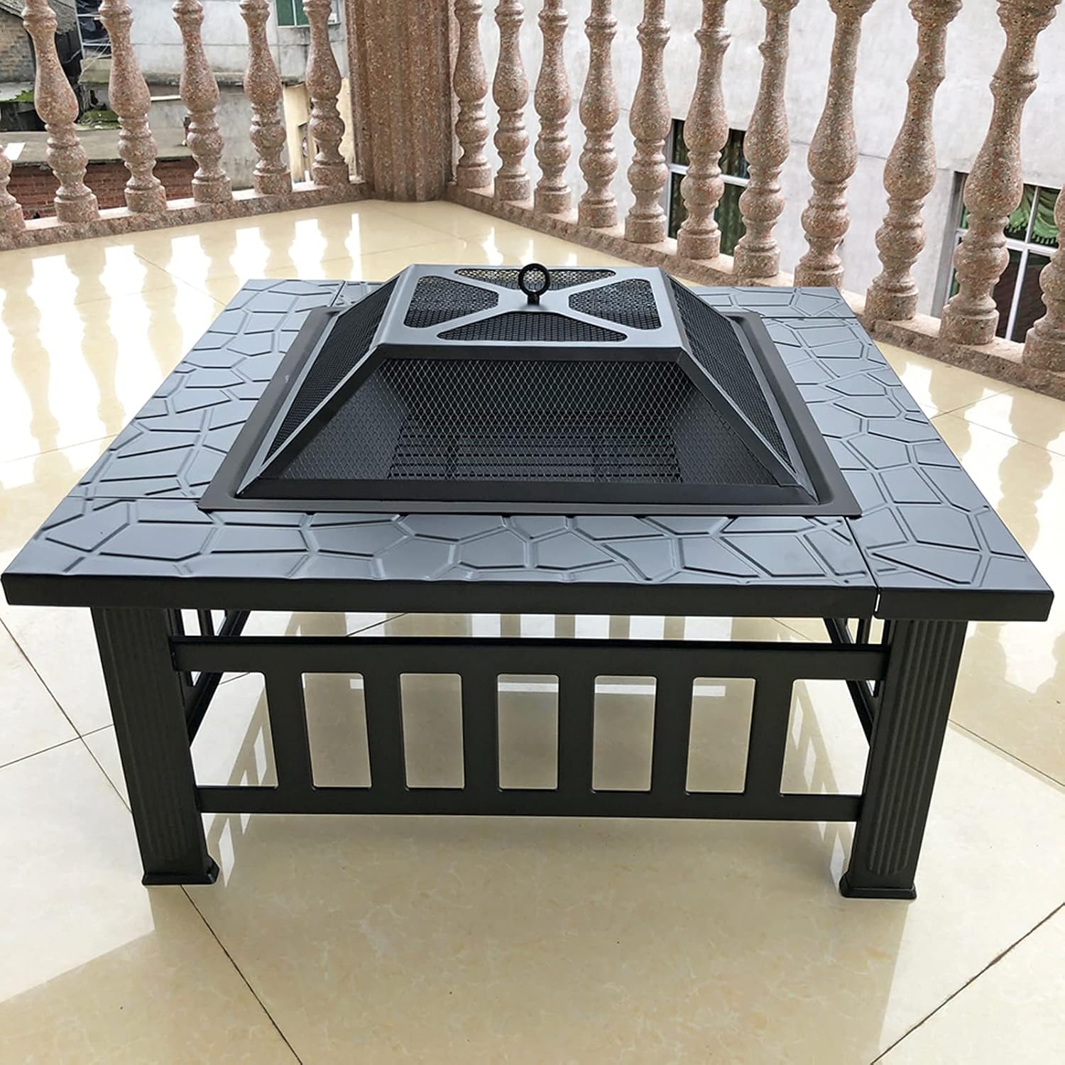 Fire Pit Garden fire Pit, Courtyard Decoration fire Pit, Outdoor Wood Burning fire Pit, Barbecue fire Pit Table