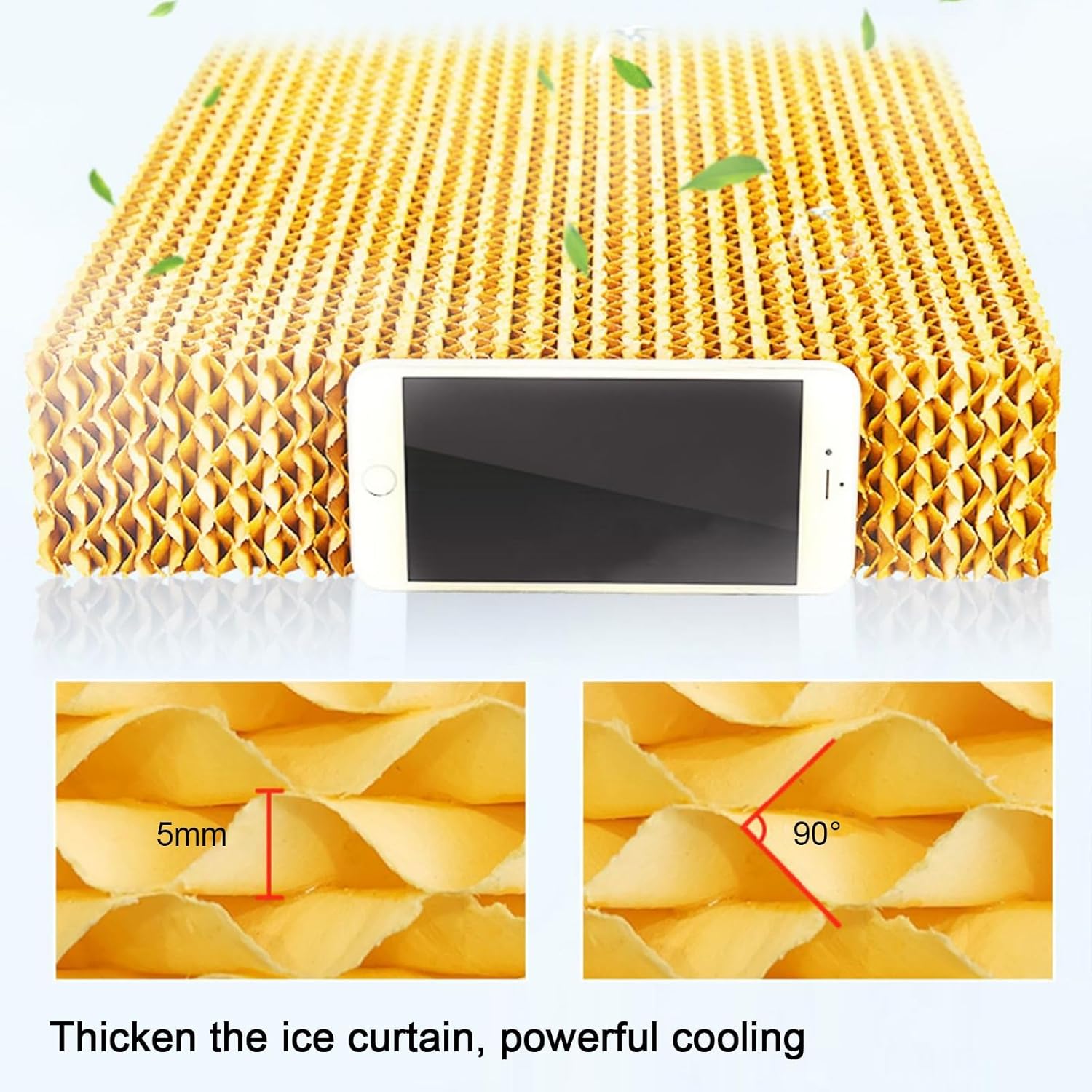 Evaporative Air Cooler with Remote Control, 3-in-1 Portable Air Conditioner, Windowless Air Conditioner, 8 Gal Water Tank, 3 Speeds, 7H Timer, Water Shortage Reminder for Room Bedroom Office(38x38x115