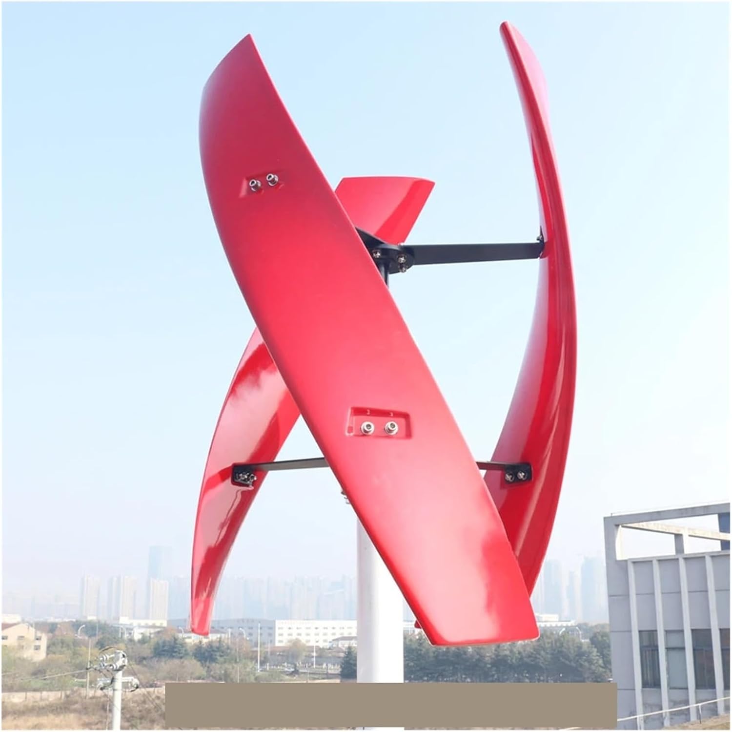 Wind Turbine Generator Kit, Wind Power Turbine nerator 10KW 12V 24V 48V Home 10000W Vertical Axis Free Energry Alternator Windmill for Hybrid Solar Wind System(Blue,48V_10KW)