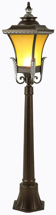 Outside Lawn Lights E27 1-Light Glass Shade Yard Lamps - Garden Villa Waterproof Path Landscape Deck Walkway Pathway Decorative,for Kitchen Island