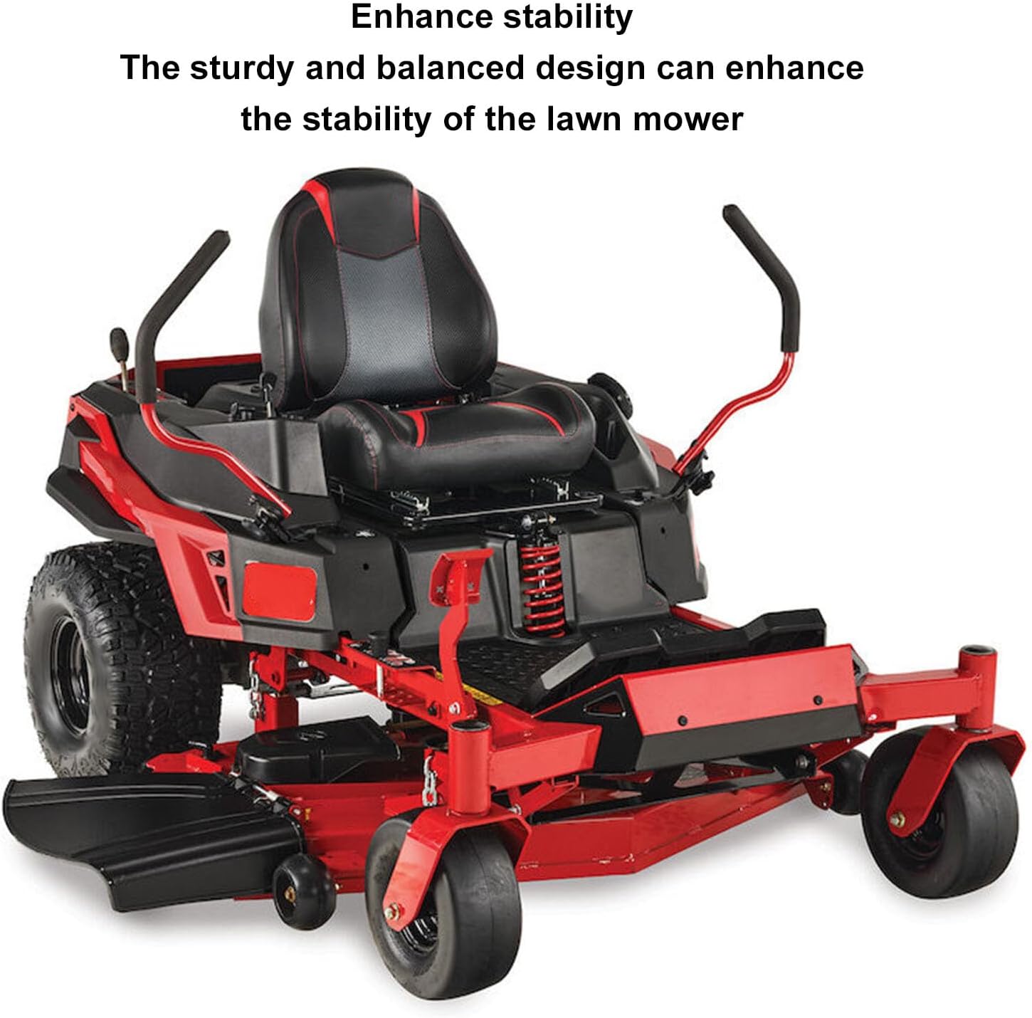 Caster Fork Replacement, Durable Red Steel Yoke Compatible with Zero Turn Mower Types 74330 74325 74425 74433 for Smooth and Stable Lawn Cutting