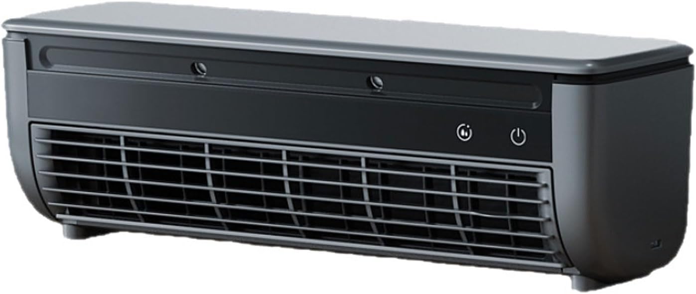 2025 New Wireless Wall AC: No Drill Portable Air Conditioner, 30s Fast Cooling & 6000mAh for Kitchen, Bedroom, Garage (Gray)