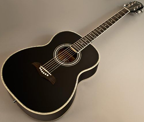 NEW OSCAR SCHMIDT OF2B BLACK SPRUCE FOLK FINGER PICKIN ACOUSTIC GUITAR