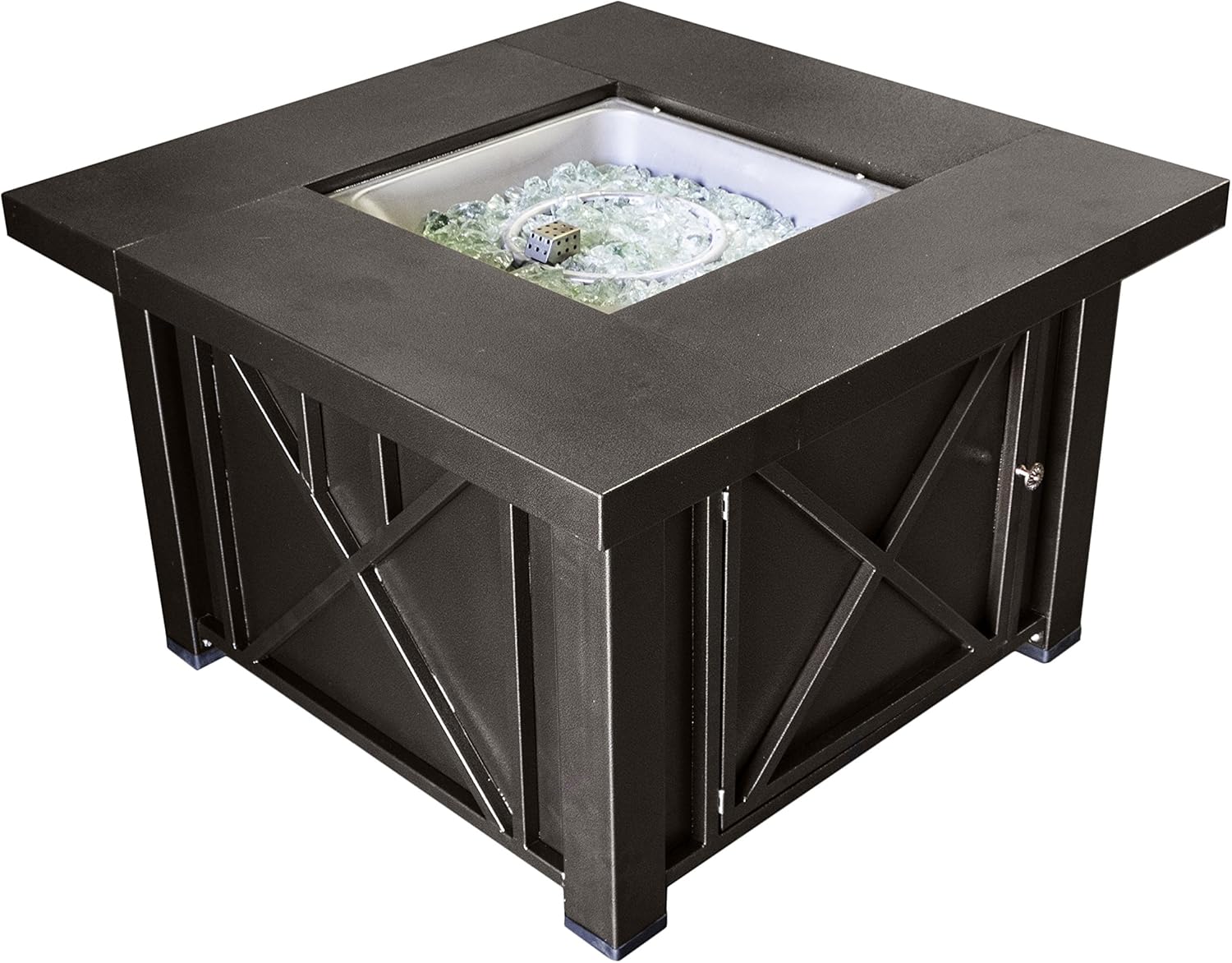 Hiland NG-GSF Natural Gas Complete Fire Pit Burner (Plug and Play), 19