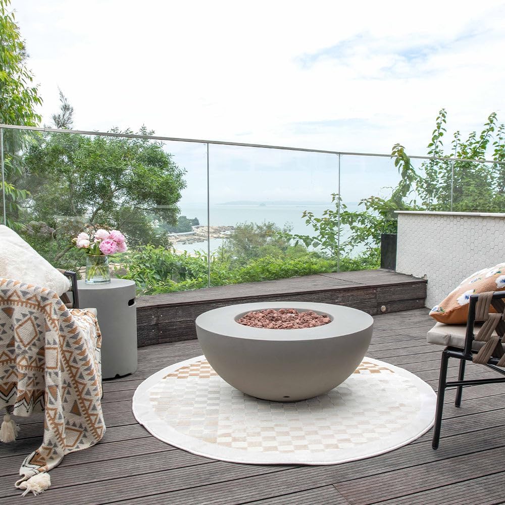 Fire Pit Outdoor Fire Table Roca Fire Table with Modeno Brand-Natural Gas