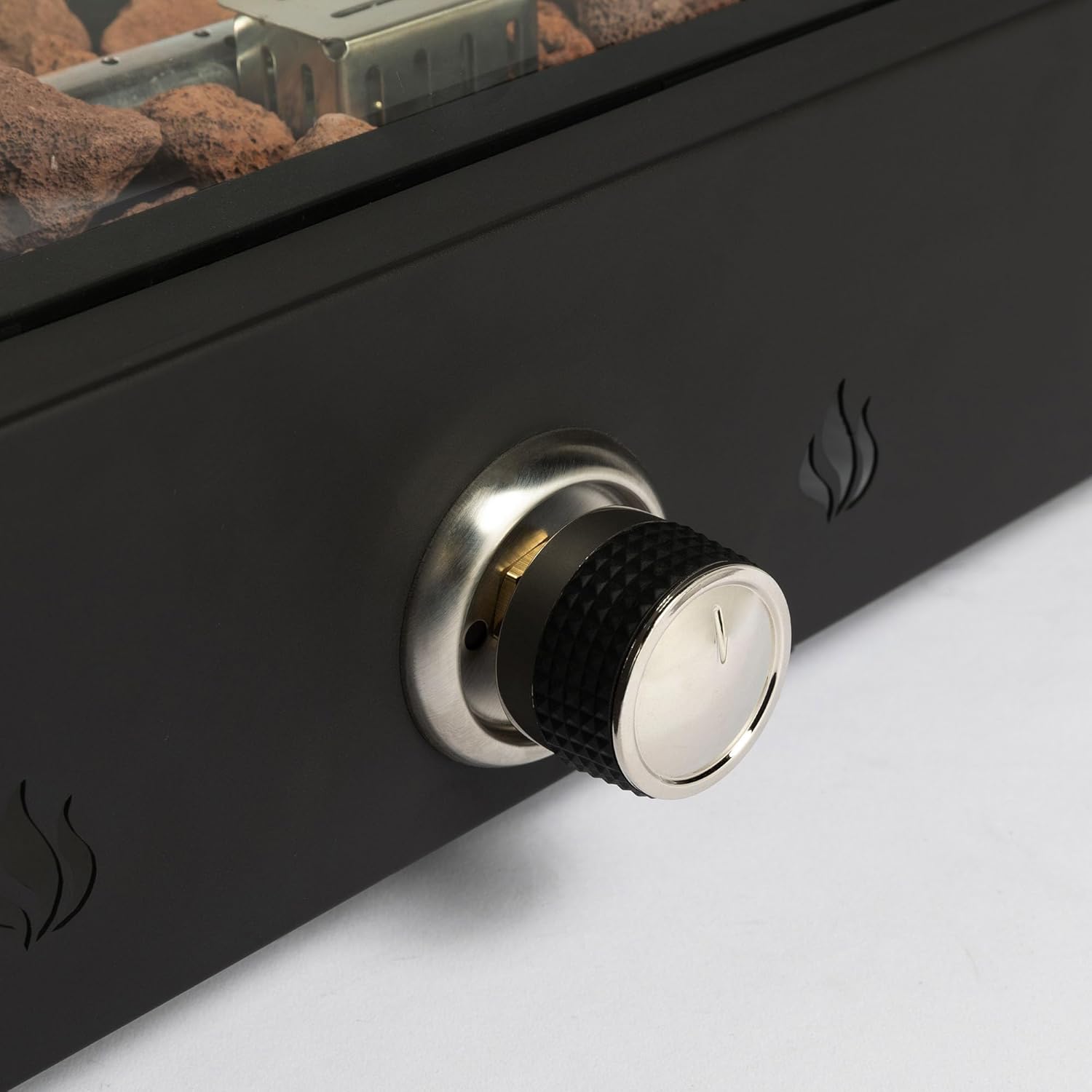 Donext 28 inch Outdoor Portable Propane Fire Pit, Camping Fire Pit with Cooking Support, Portable Firebowl for RV, Camping, Outdoor Living