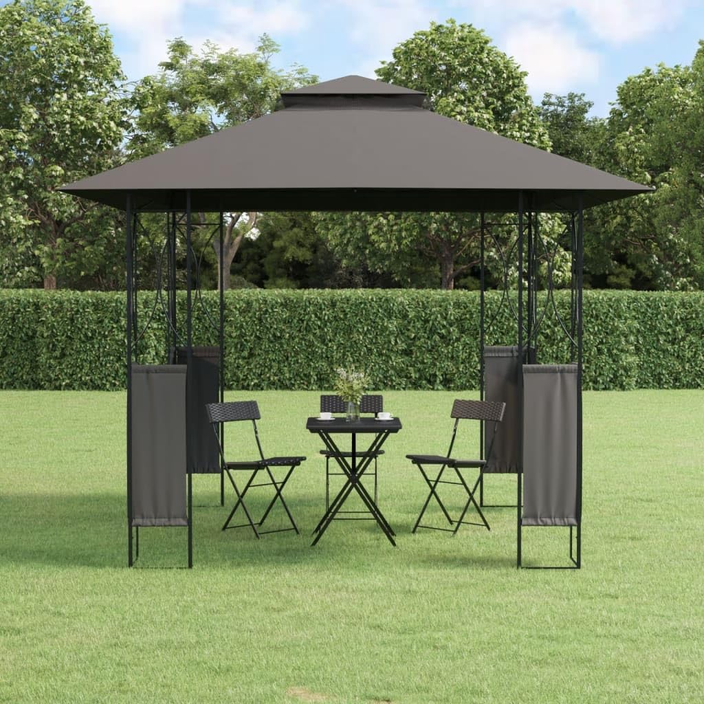 Gazebo with Roof Anthracite 118.1
