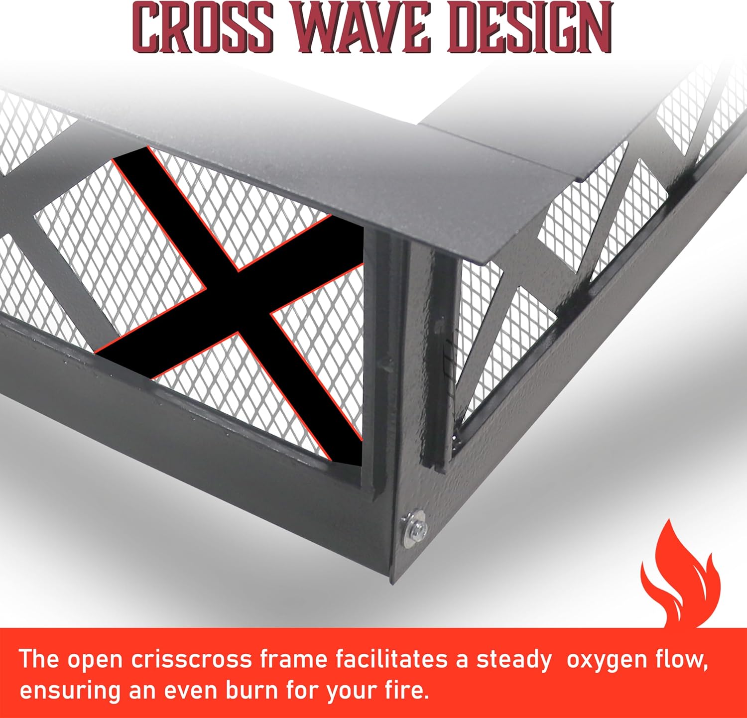 SIMOND STORE Smokeless Fire Pit Insert Square - 36