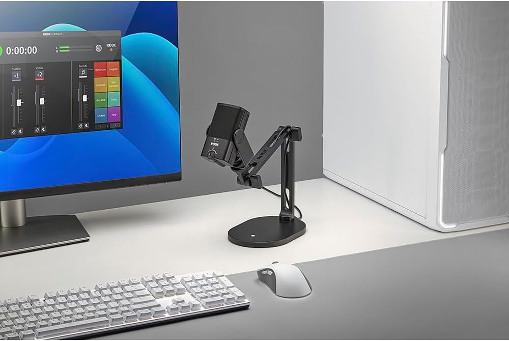 RØDE DS2 Desktop Studio Arm for Microphones, Cameras, Smartphones, Lights and Other Accessories (up to 900g)