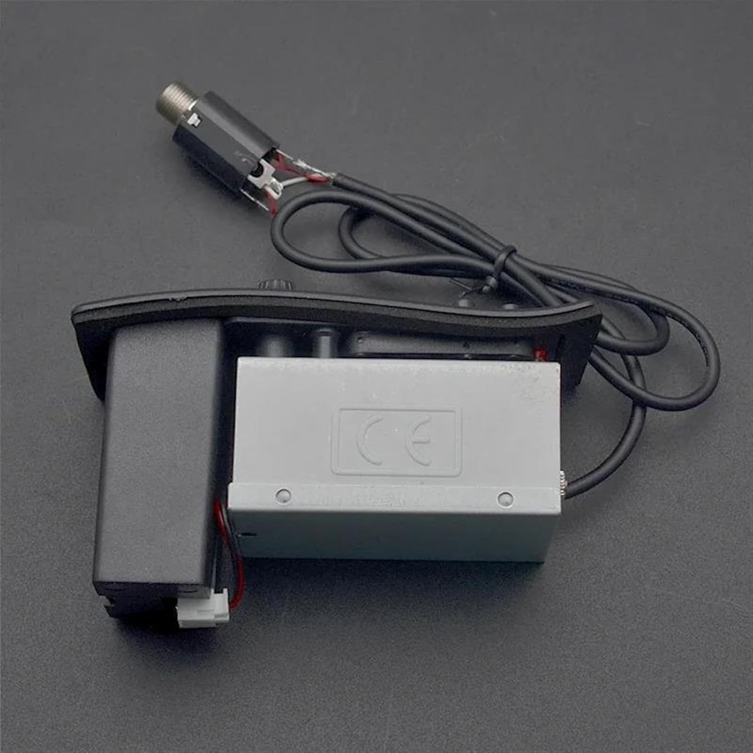 acoustic guitar pickup kit 10 Pcs 4 Band Acoustic Guitar Equalizer Acoustic Guitar Preamp Amplifier Piezo Pickup 6.5MM Output Easy Assembly(With jack)