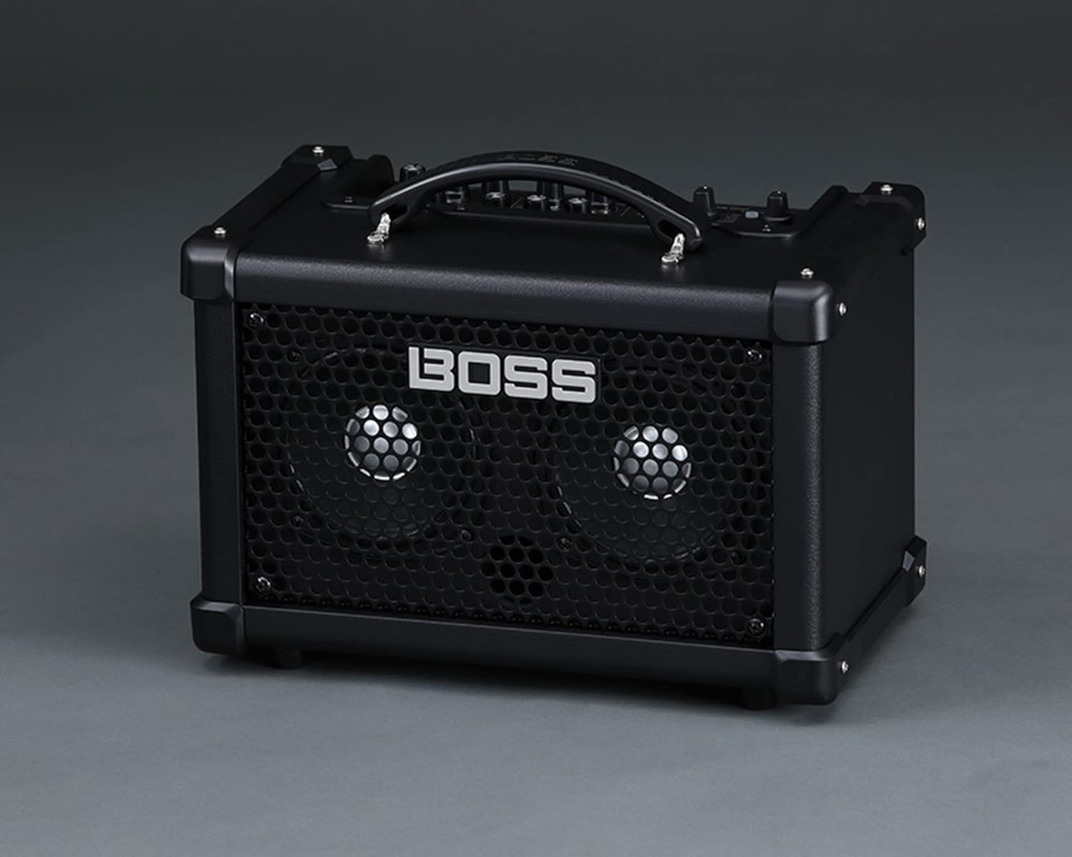 Boss Dual Cube LX 2 x 5-inch 10-watt Portable Bass Guitar Combo Amplifier Bundle with Gearlux Instrument Cable and Picks