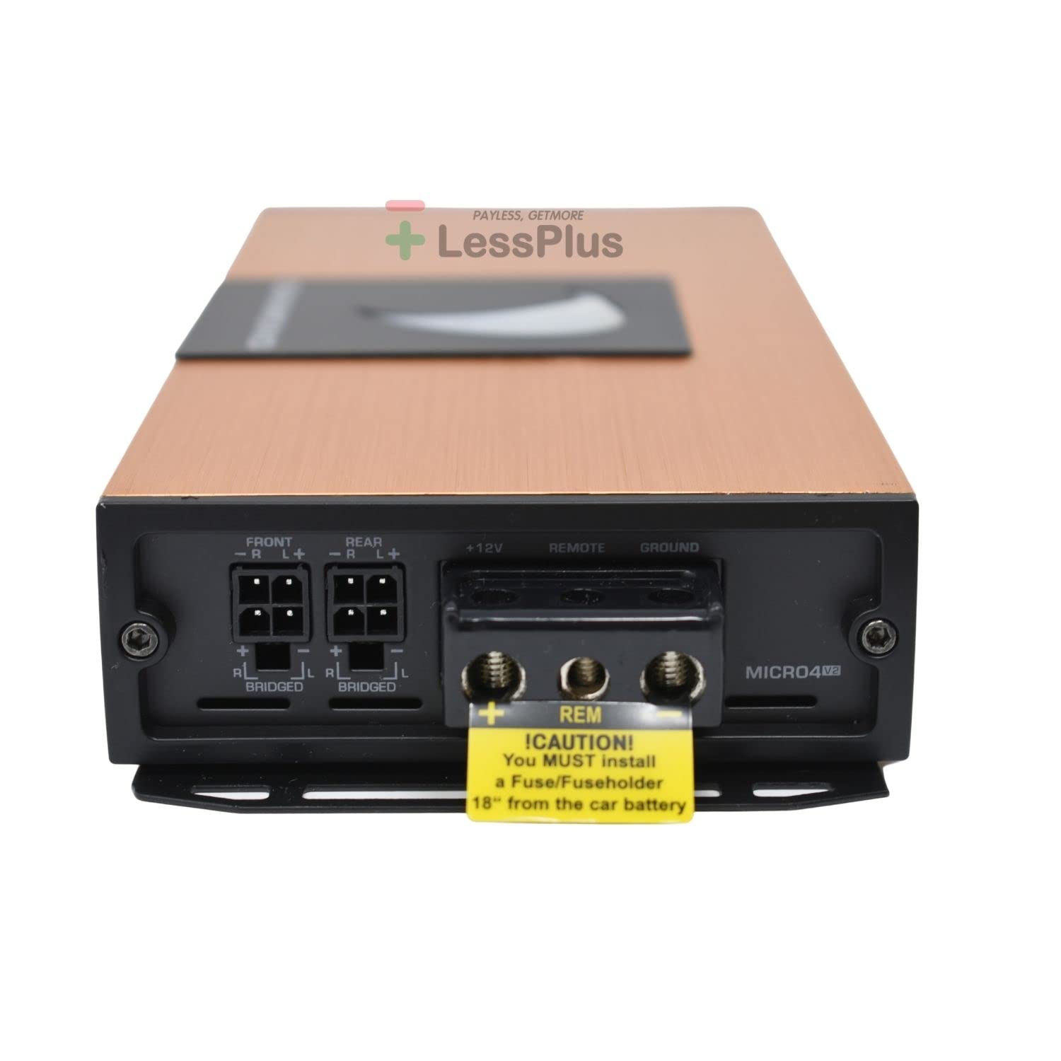 Diamond Audio High-Power Monoblock Full Range Class D Digital Amplifier Micro Series Amplifier (MICRO4V2)