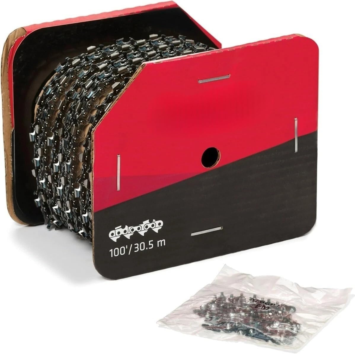 72EXL100U 100' Reel Powercut Full Chisel Pitch Saw Chain Gauge 3/8