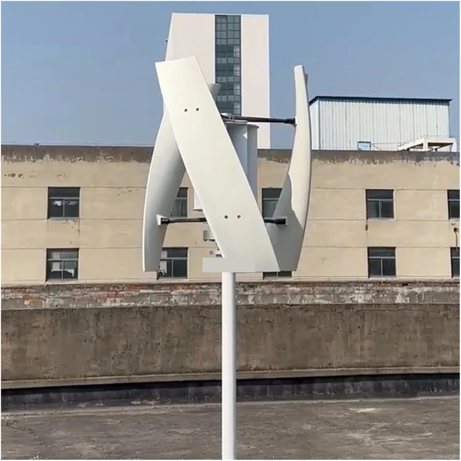 Wind Turbine Generator Kit, Wind Turbine 3KW Vertical Axis Maglev Plant High Voltage Generator 12V 24V 48v Windmills for Hybrid Solar Wind System(48V)