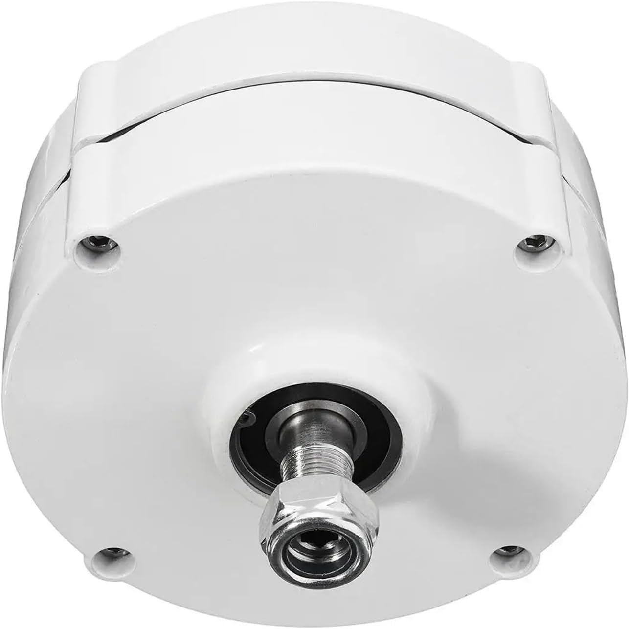 Wind Turbine Generator Motor 6000W 12V 24V 3 Phase Gearless Permanent Magnet AC Alternator for Wind Water Turbine Low Starting Speed for Home(12V)