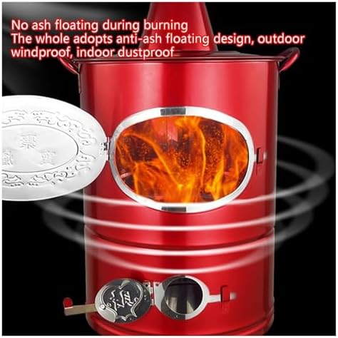 Outdoor Smokeless Burn Barrel - Incinerator for Efficient Trash Disposal in Yard & Park - Eco-Friendly Fire Pit for Safe Burning Waste