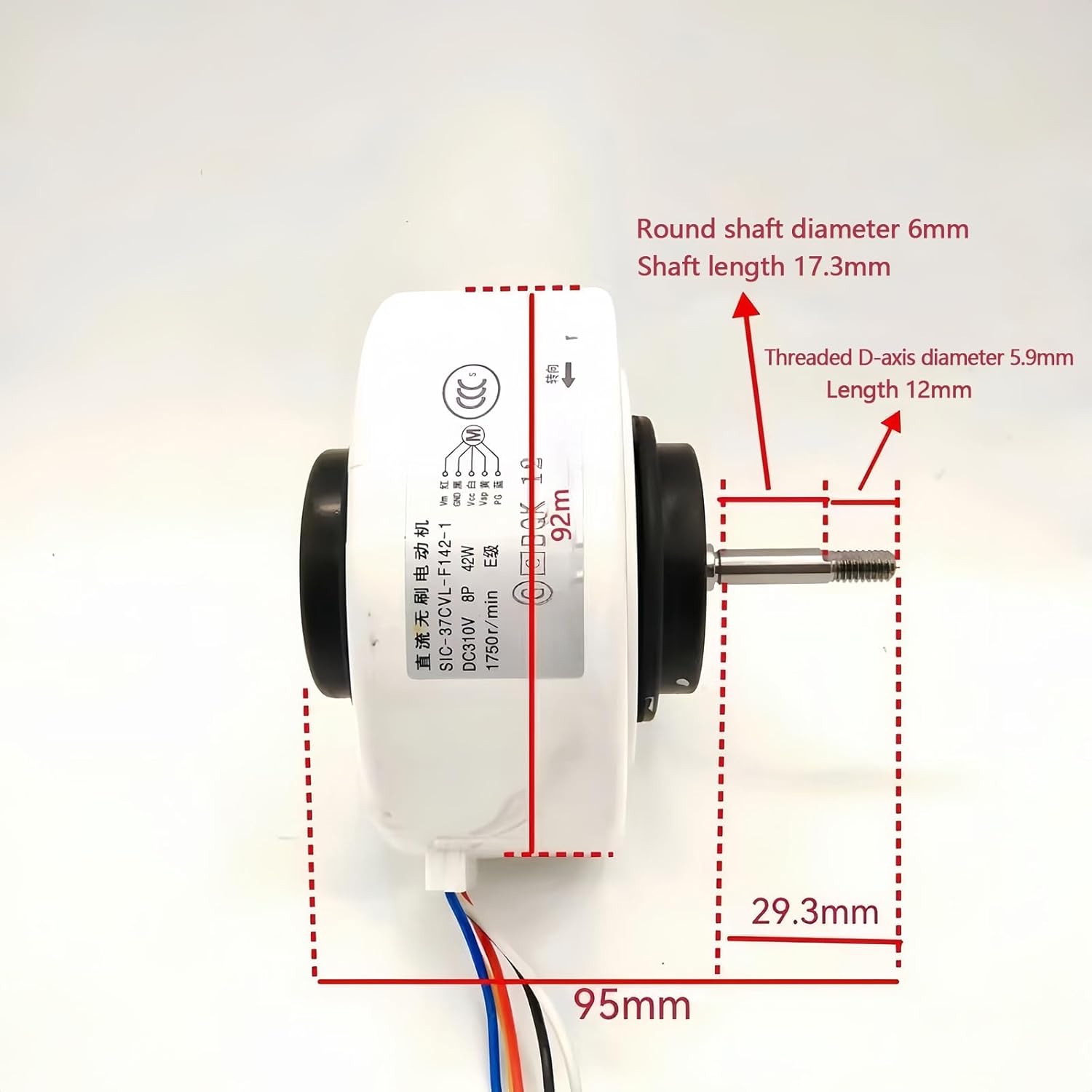 42W DC 310V Brushless Generator DIY Power Generation Brushless Wind Turbine Hand Crank AC/DC Three Phase(Dynamo)