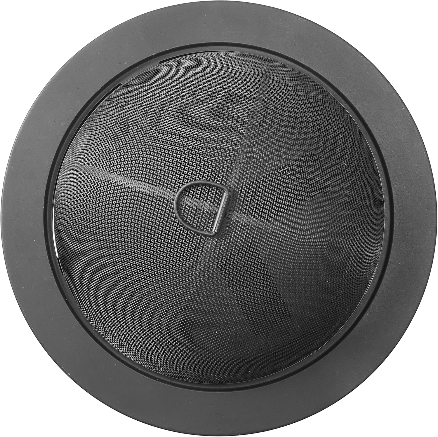 Scott Living Flicker Wood Burning Fire Pit, 25-Inch Portable Steel Firepit with Spark Screen, Efficient Airflow Design, High-Temp Finish, Quick Assembly for Camping, Patio, Backyard, Black