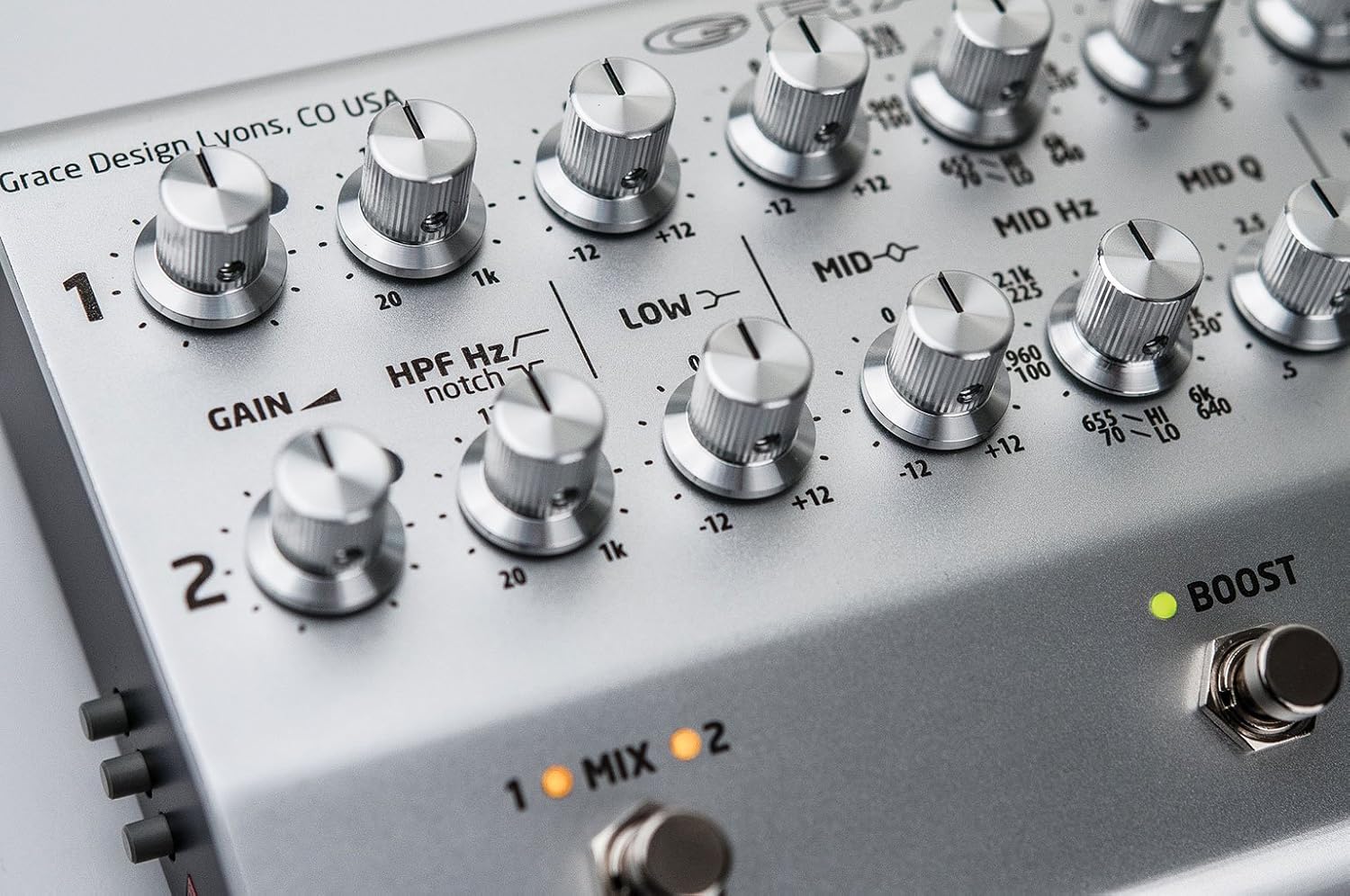 Grace Design FELiX 2-Channel Microphone and Instrument Preamp/Blender Pedal