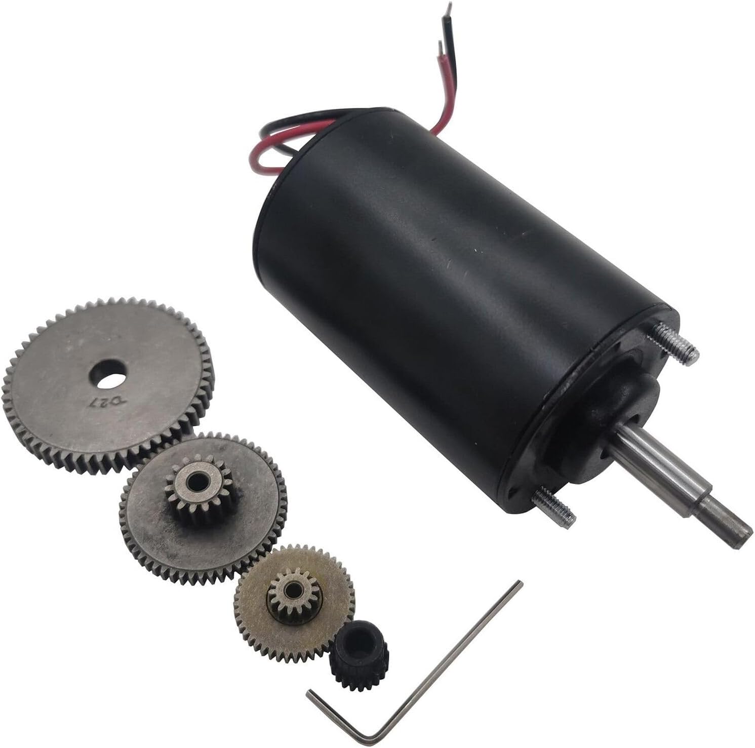 40W DC Generator Motor Permanent Magnet 12-24V Dual Purpose Wind Turbine W/Gears