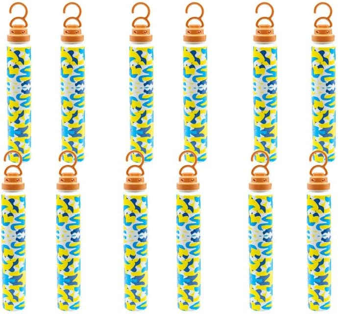 Aion Outdoor Wasp, Hornet & Yellow Jacket Traps Natural Bait Attractant and Hanging Hooks for Trapping Flying Insects or Bugs, Patio, Camping, Backyard Disposable Catchers, 3 Month Supply, 12 Pack