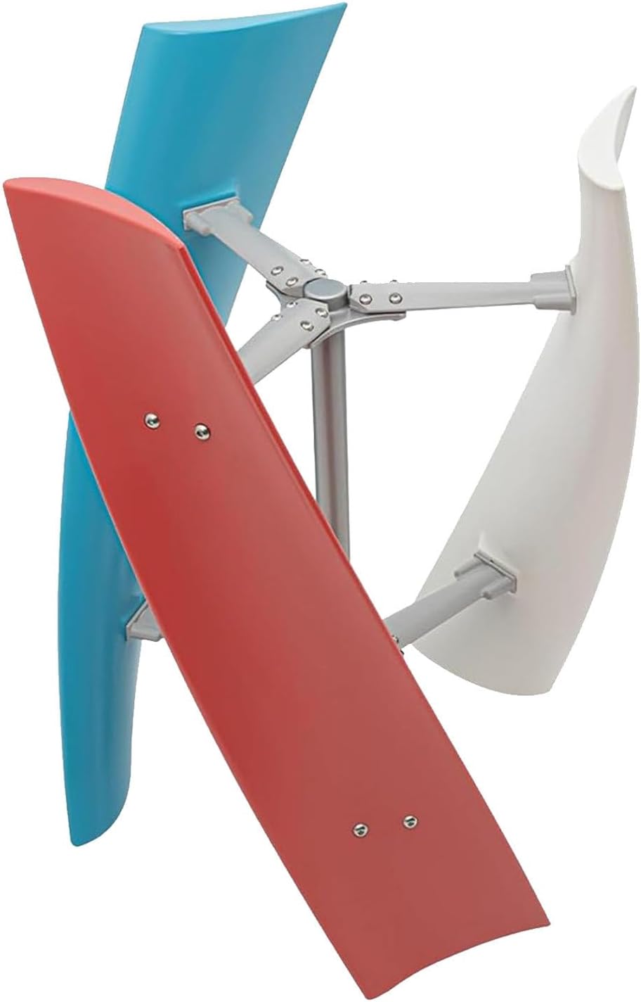 Wind Turbine Generator, Vertical Axis Wind Turbine, 3000W 12V 24V Vertical Wind Generator Magnetic Levitation Windmill Energy Generator,Multicolor 24V