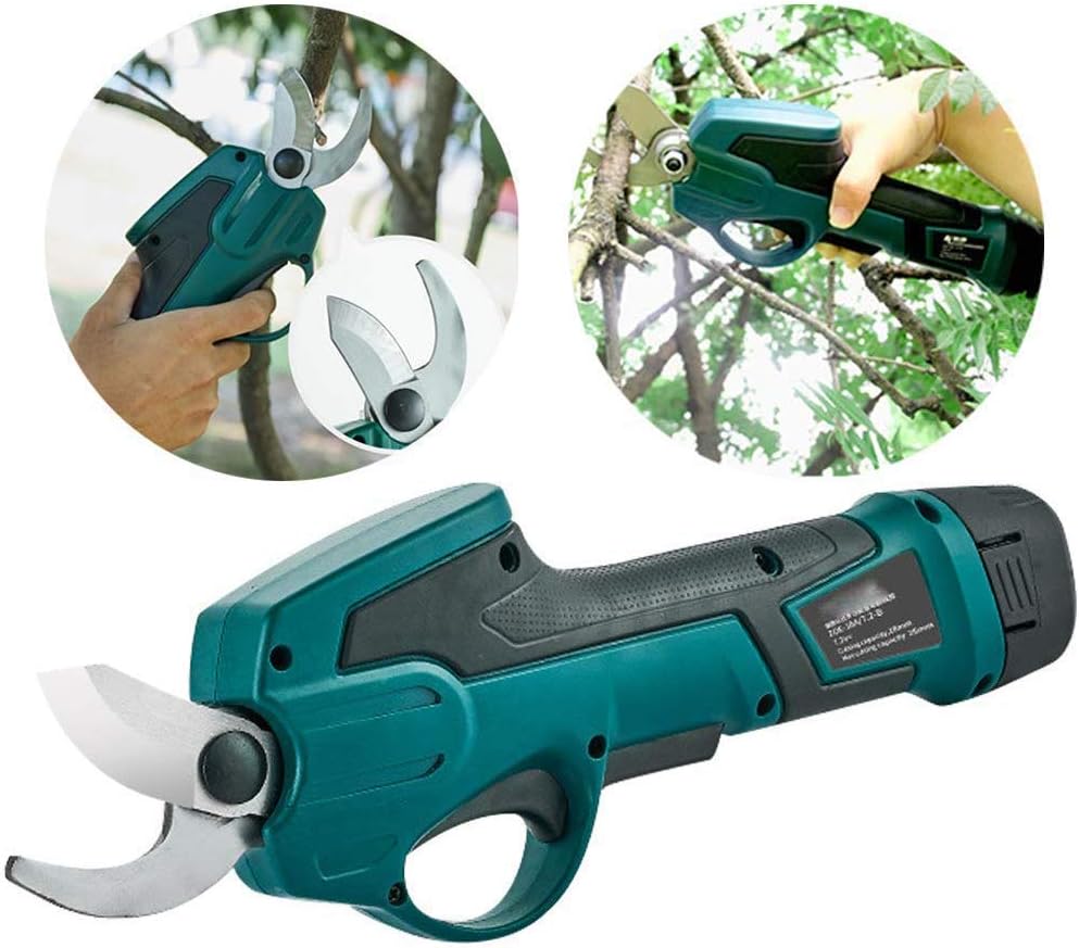 Electric Pruning Shears,Professional Wireless Rechargeable Shears Electric Cutting Tools Fruit Yard Grafting Trees