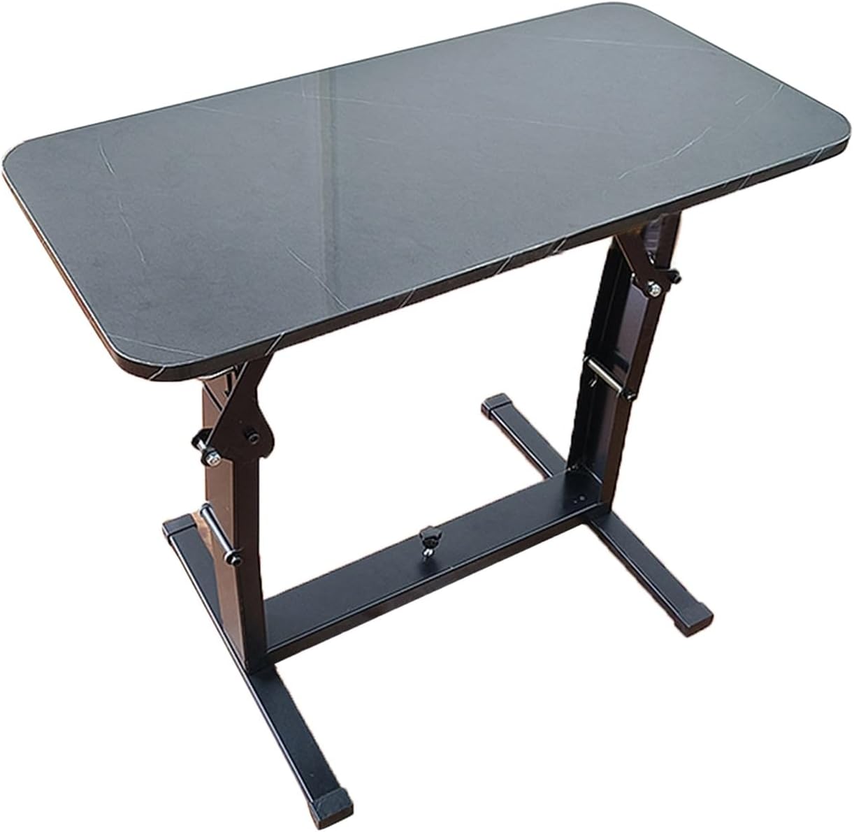 RV Folding Table Collapsible Table Folding Camping Table Push-Pull Lift Dining Tables Removable RV Table, for Patio, Yacht, Caravan, Outdoor, Beach, Indoor (Color : Black)