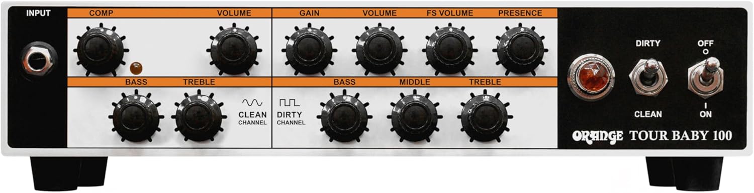 Orange Tour Baby Twin Channel Solid State Head, 100 Watts