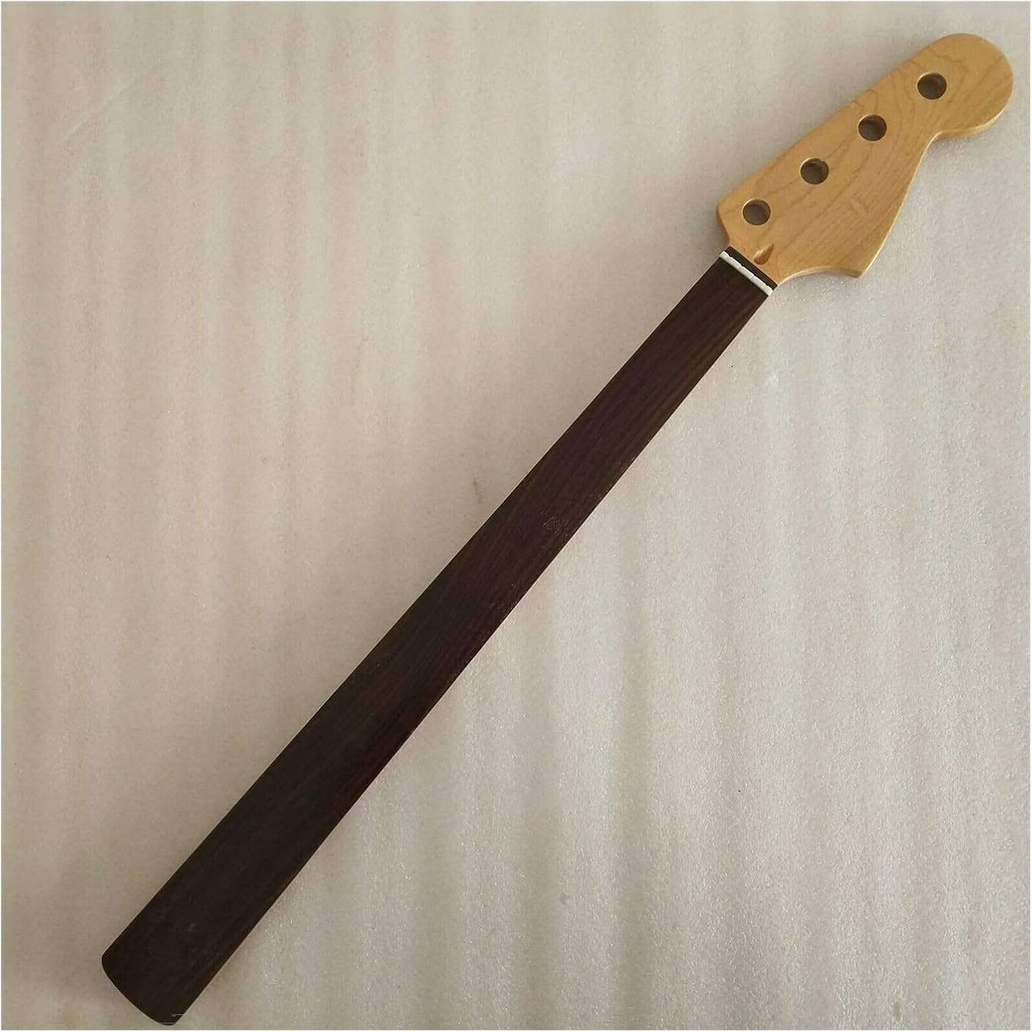 TSTS Fretless Maple 20 Fret Neck for Bass Guitar Neck Replacment 34 Inch Guitar ​Neck Replacement