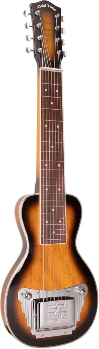 Gold Tone LS-8 Lap Steel Guitar (Eight String, Two Tone Tobacco),Sunburst