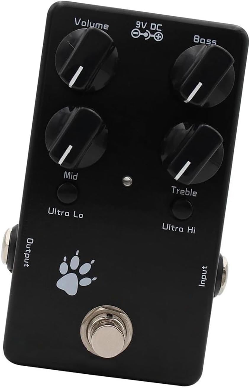 Professional Guitar Effects Pedals Analog Amplifier Gain Bass Guitar Effects Pedal With True Bypass