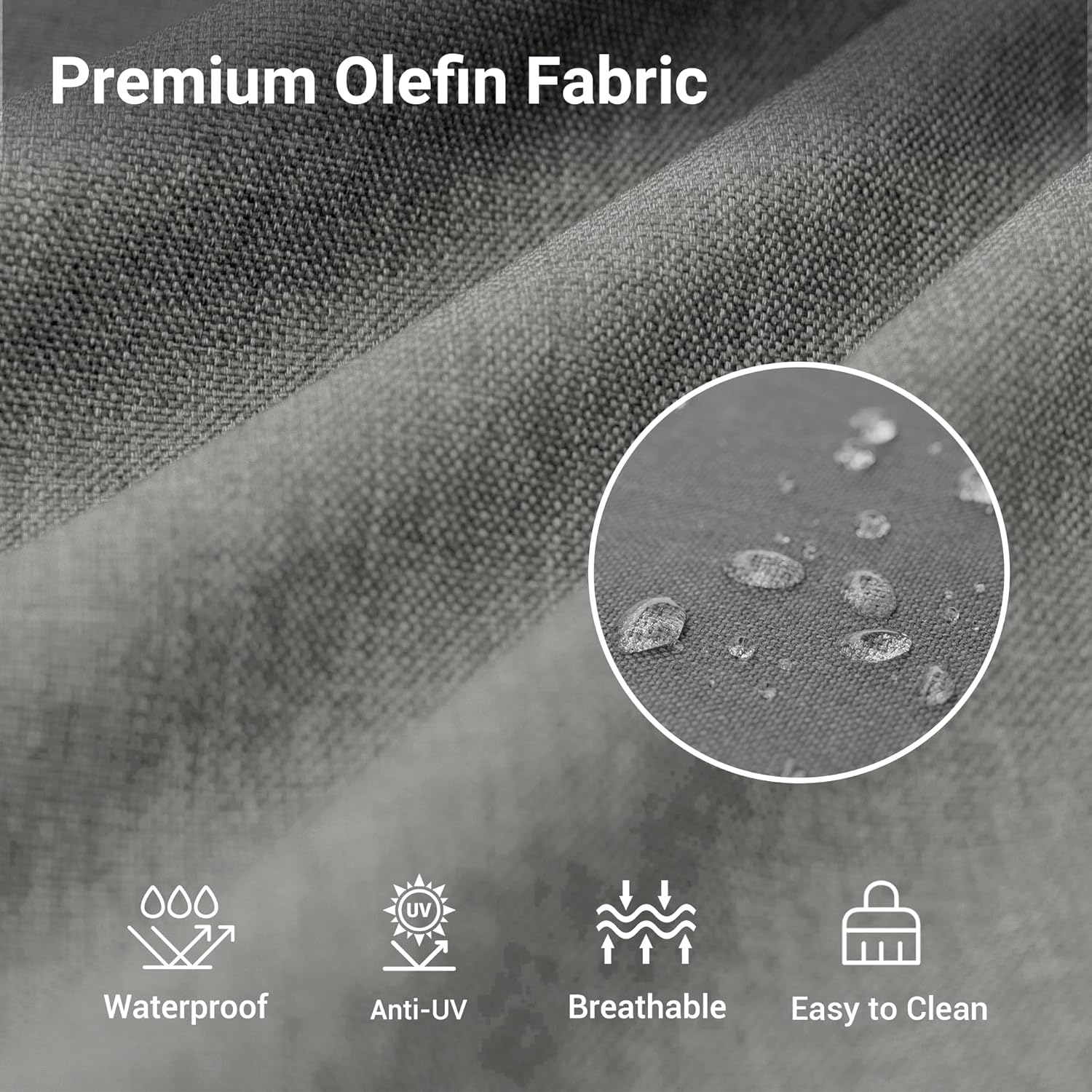 6 Pieces Patio Furniture Set with 44