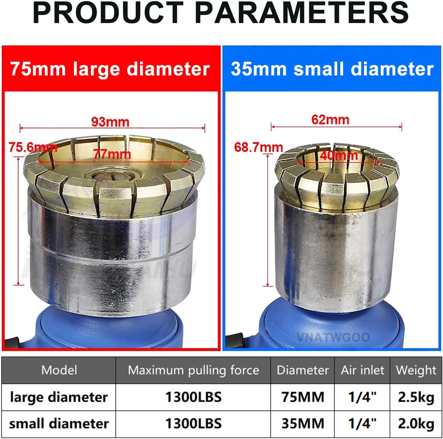 Pneumatic Iron Drum Capping Machine, Handheld Oil Barrel Capper, for Petroleum, Grain, Oil, Barrel Sealing Plier,30-75MM
