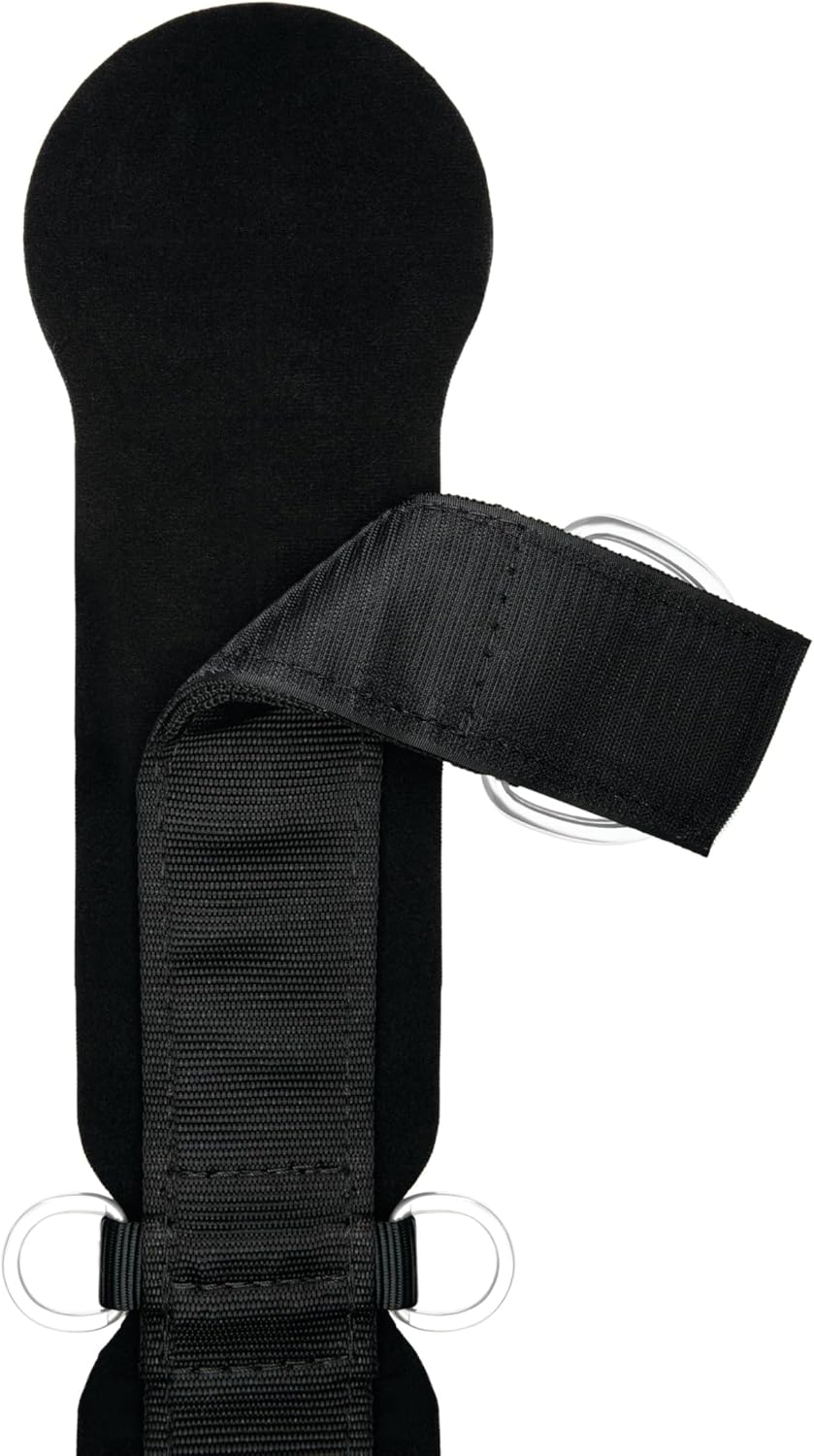 AirFlex ‎Straight Horse Cinch, Anti-Slip Nylon Webbing Saddle Cinch Girth with Flat Buckle, Western Horse Riding Supplies, ‎Black