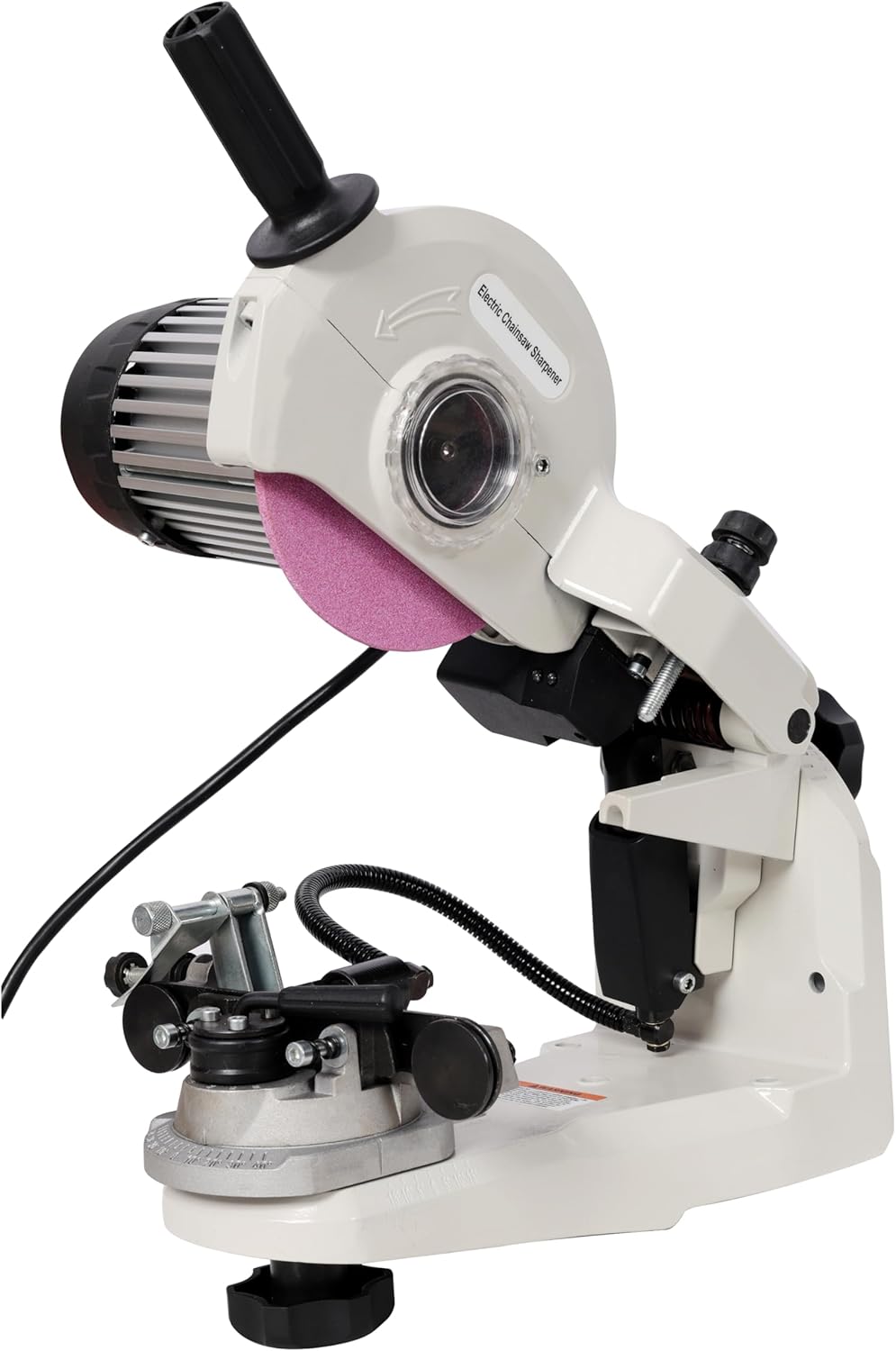 ZeHuoGe Electric Chainsaw Sharpener With Hydraulic Assist,120-Volt Bench Grinder Universal Saw Chain Sharpener for All Chainsaw Chains