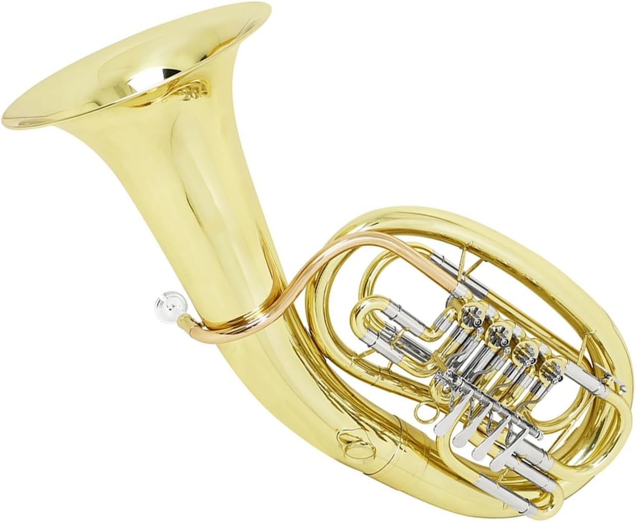 Phosphor Bronze Four Key Flat Euphonium Brass Instrument Euphonium All-brass Instrument