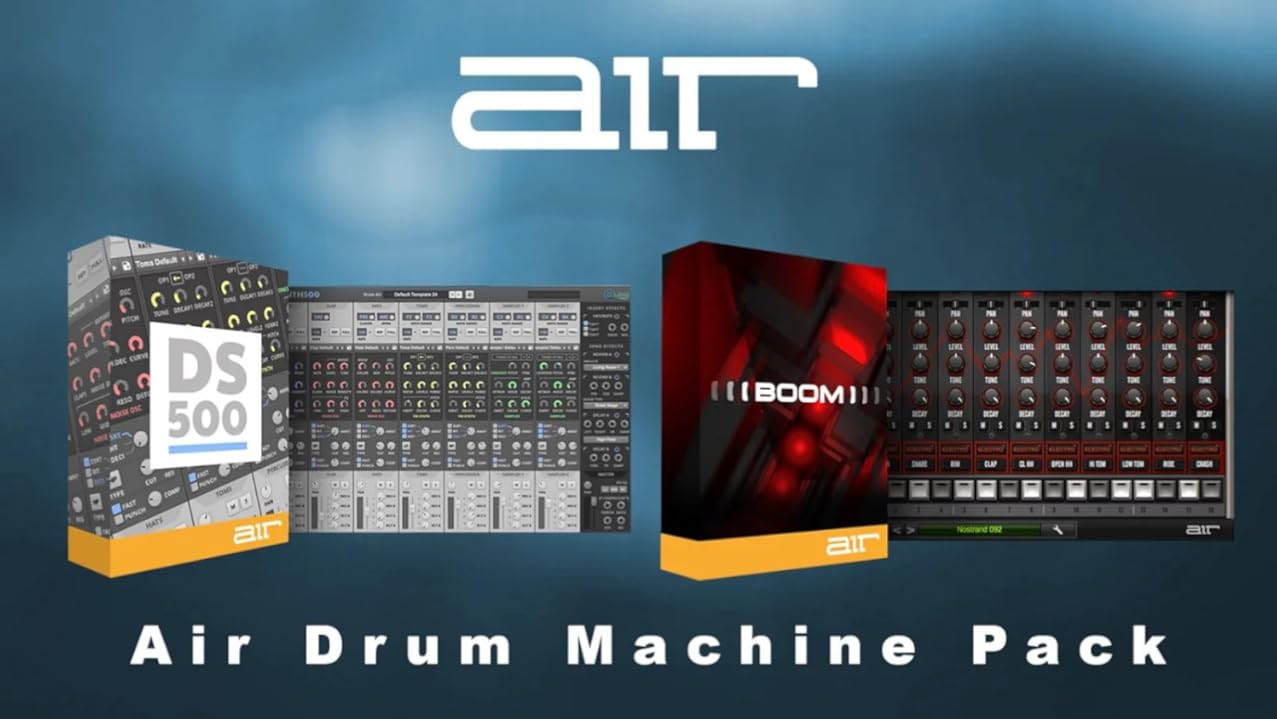 AIR Drum Machine Pack - The Ultimate Drum Machine Plugin Bundle (Download Card)