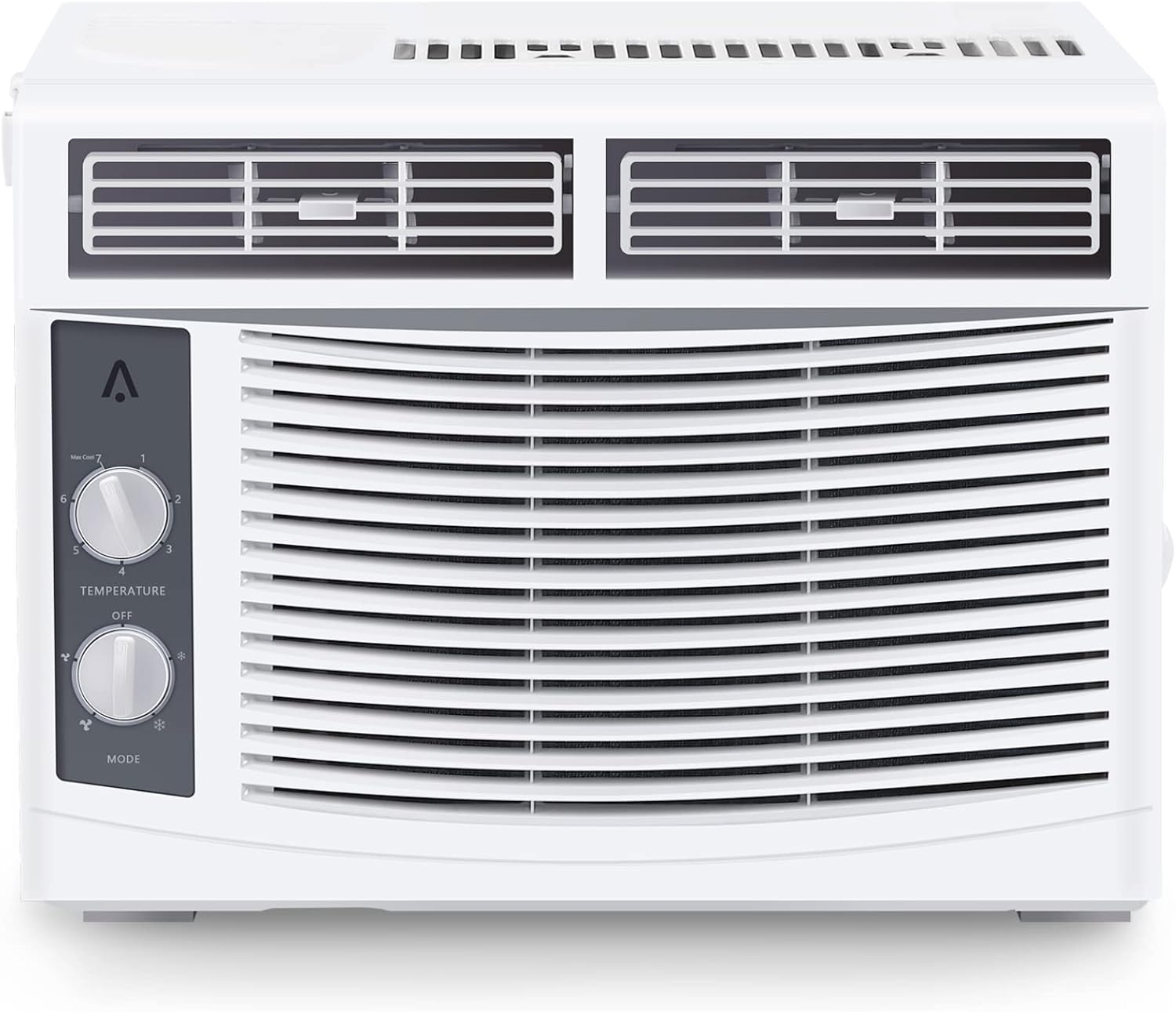 5,000 BTU Window Air Conditioner, AC Units Cools Up to 150 Sq.Ft., Quiet Operation, With 7-Speed Temperature Sdjustment, 2 Fan & Cooling Speeds, White