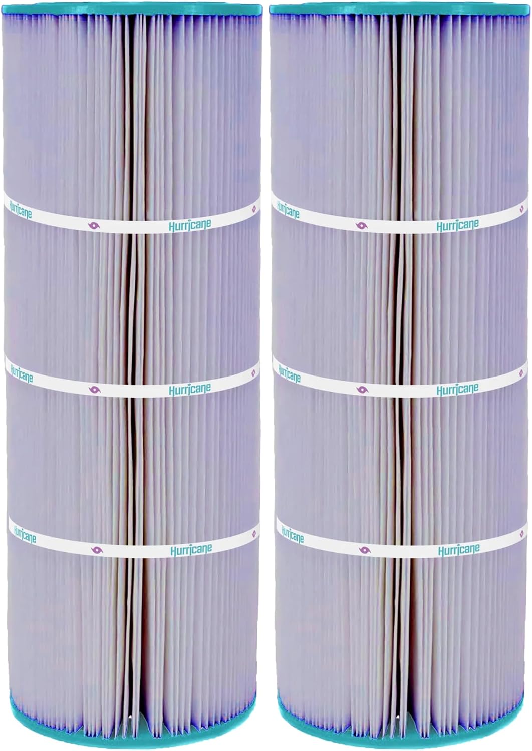 Hurricane Filters 2 Pack HF7656-01P Platinum Purple Pool Filter Cartridge - Replacement for PA50, Unicel C-7656, Filbur FC-1240, Hayward Star-Clear C500, Hayward C550, Pentair Purex CF-50