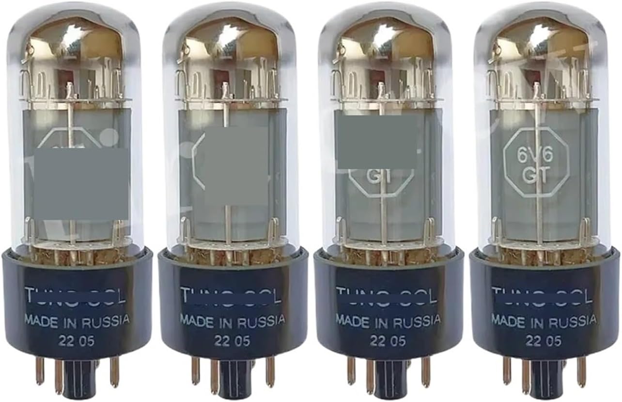 6V6 6V6GT Vacuum Tube Replaces 6P6P 6N6C CV511 HiFi Audio Tube Amplifier(4pcs Matched Quad)